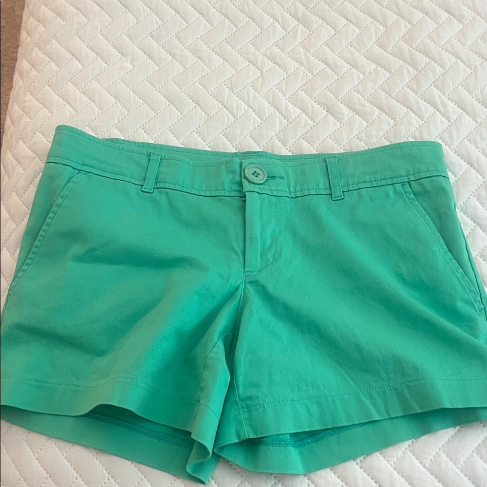 Tracy Negoshian Teal Green Shorts Sz 4